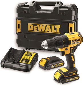 Dewalt DCD777S2T szénkefe nélküli akkus fúró-csavarozó (2 x 1.5 Ah Li-ion akkuval, TSTAK kofferben) termék fő termékképe