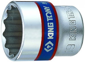 King Tony Kézi dugókulcsfej 3/8˝12mm 12*   333012M termék fő termékképe