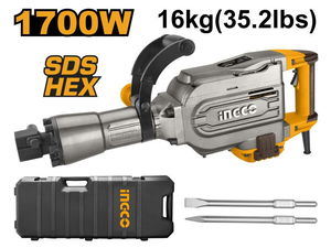 INGCO Bontókalapács 45 J 1700 W SDS-Hex termék fő termékképe