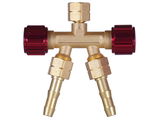 IWELD Kettős kieresztő szelep AC 3/8 LH balos