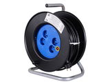 IWELD Hosszabbító kábeldob 4 földelt aljzattal, 3x1,5mm2/25m PVC