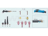 IWELD TBi gázlencse SR400-hoz 2,4mm
