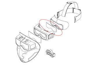 IWELD SCUBADOO LCD hegesztő maszk belső védőplexi (2 db/cs) termék fő termékképe