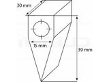 IWELD POLICLEAN tisztítófej (M10-30° kalapács forma) (1026SD)