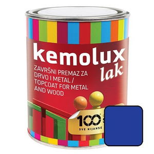 CHROMOS Kemolux zománcfesték L408 0,2 liter fényes sötétkék termék fő termékképe