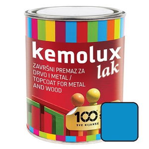 CHROMOS Kemolux zománcfesték L435 0,2 liter fényes világoskék termék fő termékképe
